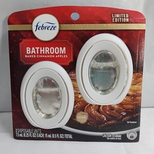  Limited Edition Febreze Small Spaces Baked Cinnamon Apple 2 Pack