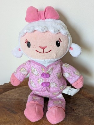 Disney Doc McStuffins Lambie Sleepy Time Plush Just Play pajamas:  tested works