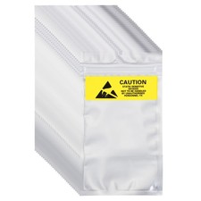 100 Pcs Anti Static Shielding Bag 3.1" x 5.9" Resealable ESD Bags, Silver