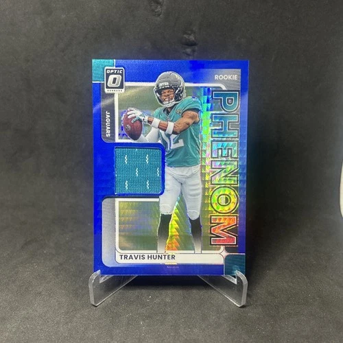 2025 Donruss Optic Travis Hunter Blue Hyper (RAW)