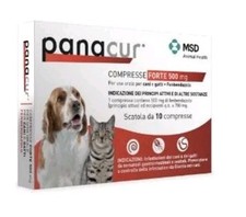 PANACUR 500 mg 10 Cpr Cani Gatti → Vermifugo antiparassitario Vermi Intestinali