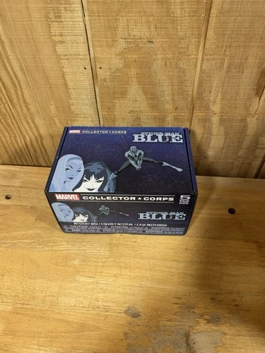 Funko Pop! Spider-Man Blue Marvel Collector Corps Box Size M