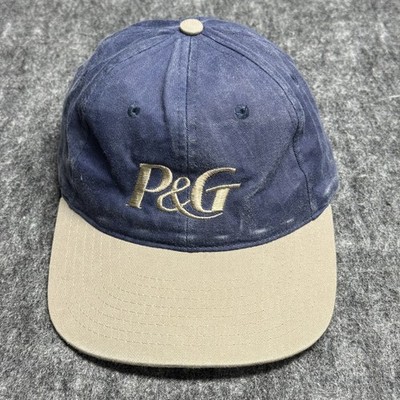 Vintage Procter & Gamble P&G Baseball Hat Cap Men's Adjustable Blue HeadShot