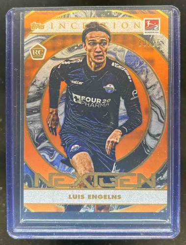 2025 Topps Inception Bundesliga Luis Engelns Orange Rookie Card RC #13/25