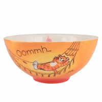 Mila Keramik-Schale Oommh Katze Ruhepause | Ca. 600 Ml