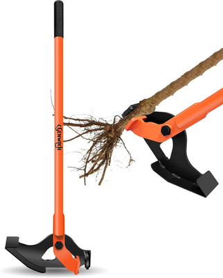 Manual Tree Puller Tool Heavy Duty Sapling Root Puller for Shrubs Vines 1-3/8''