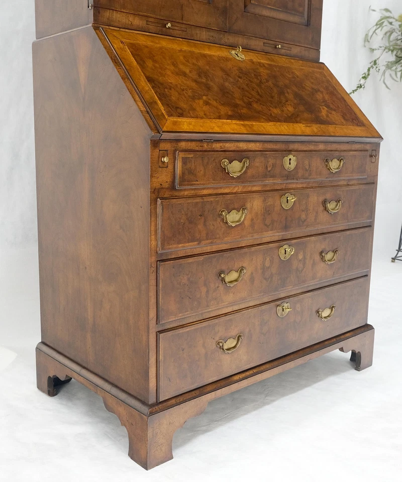 Cajonera de escritorio secretaria de 83" de alto de madera de olivo muy fina ¡COMO NUEVA! Foto 4 de 4