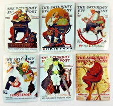 NORMAN ROCKWELL 2 (Comic Images 1995) Complete CHROMIUM Chase Card Set (C1-C6)