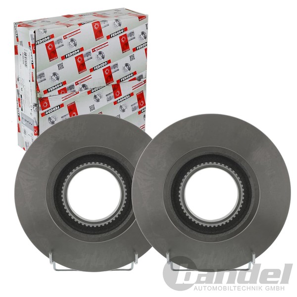 2X Ferodo 288Mm Bremsscheiben Voll Hinten Passend FüR Ford Tourneo Transit | DDF-image