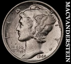 1944-D Silver Mercury Dime - Scarce  High Grade  Lustrous  No Reserve  #K930