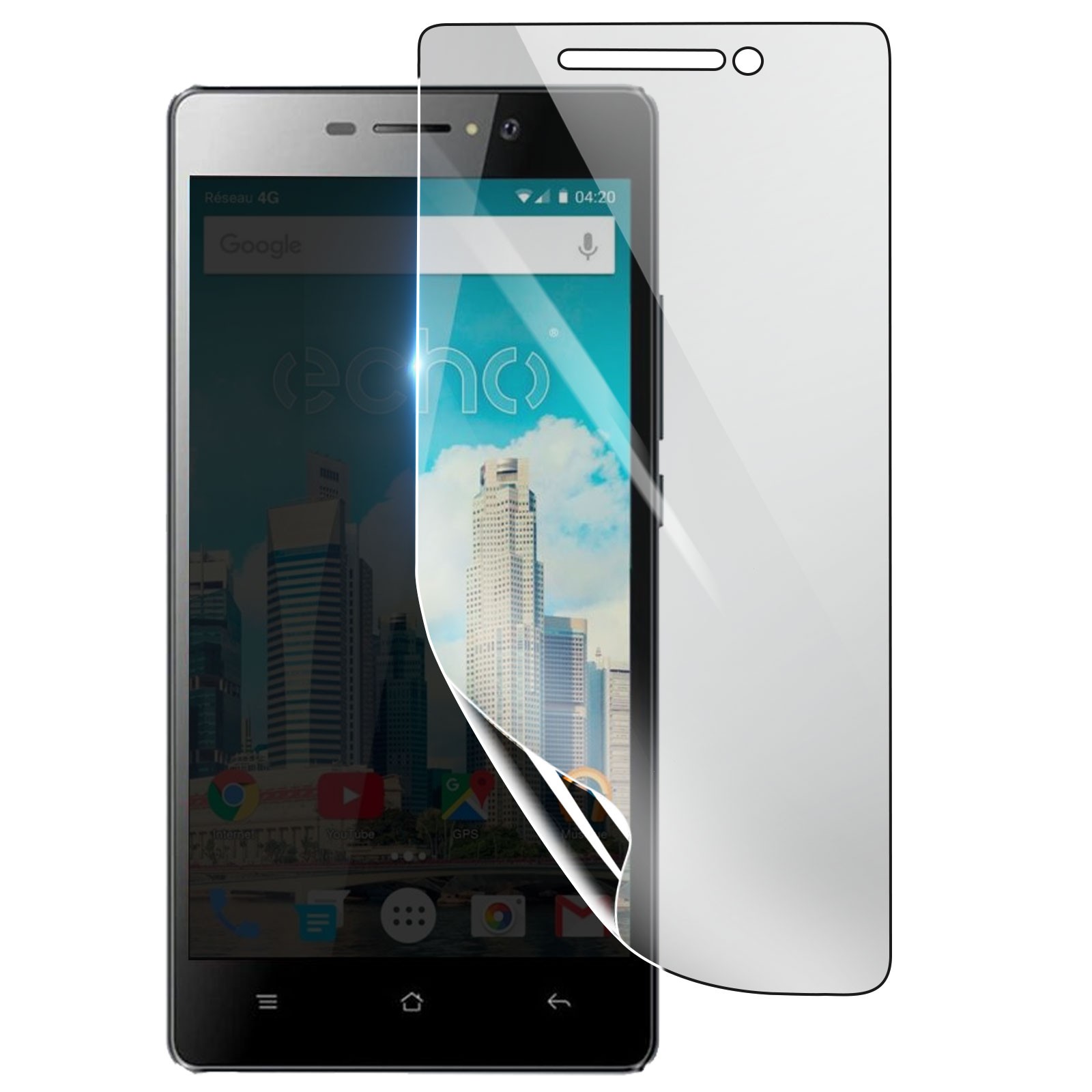 Film hydrogel Echo Max 3mk transparent protection écran anti-choc film