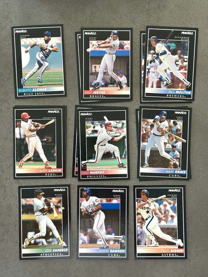 批量 (1,880) 1992 年 Pinnacle 棒球卡 + 明星、名人堂成员、新秀 — 第 3/4 张图片