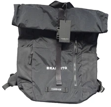 *LOGO* NEW Timbuk2 Tuck Laptop Backpack Eco Black Bag Roll-Top OS 1029-3-1068