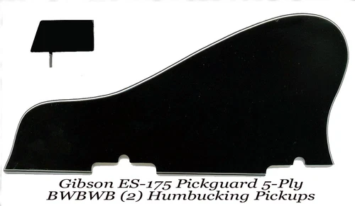 ES-175 Pickguard 1958 2-Pickup Humbuckers for Gibson W/Mounts & Bracket Project