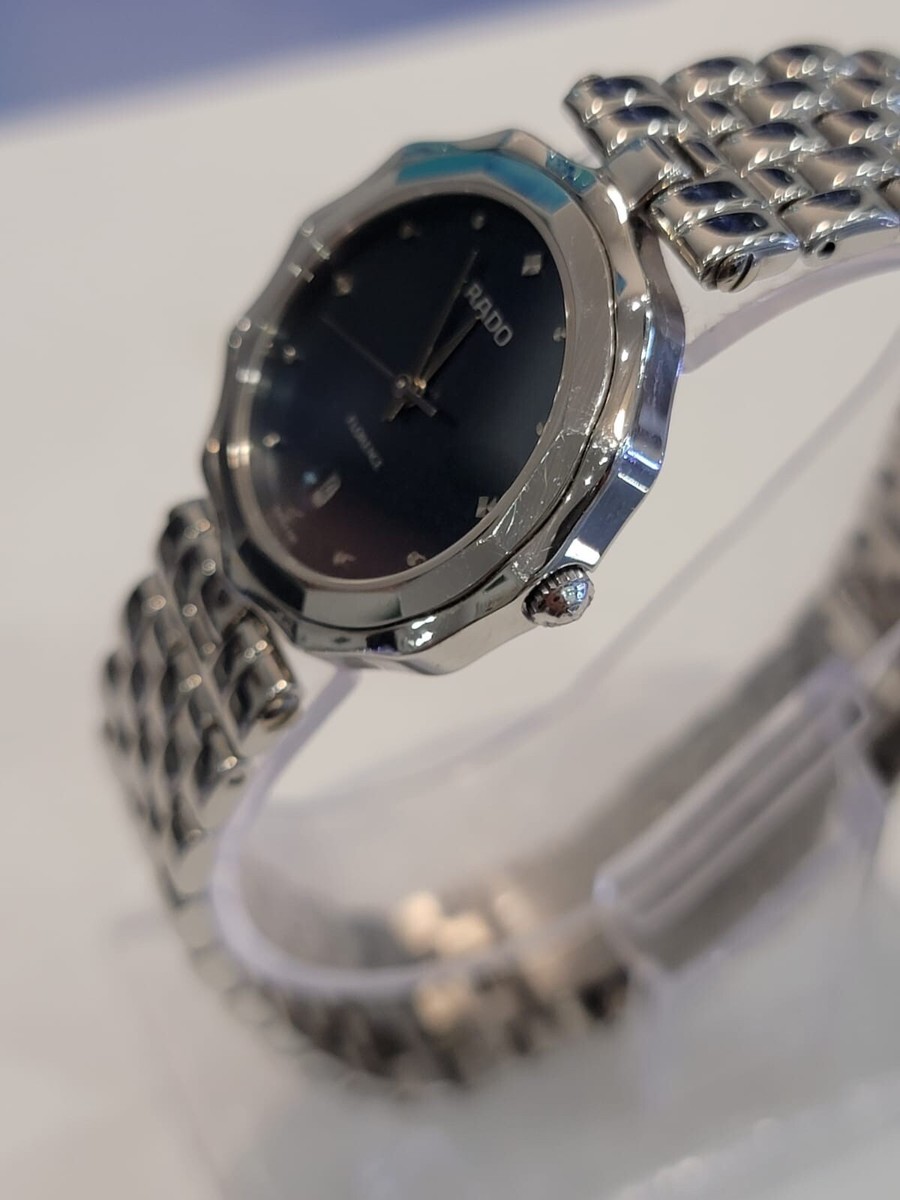 【美品】ラドー/フローレンス 129.3736.4 レディースウォッチ/QZ Rado Florence Blue with Date 129.3736.4 Dodecagon 31mm Watch