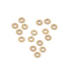 Walthers 947-1271 0 Brass Washers OD .125" ID .068" .020" Thick 16 