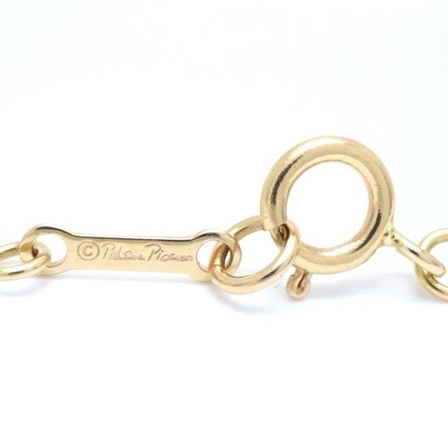 Collana Tiffany & Co. Paloma Picasso in oro giallo 18 carati con luce media (... - Foto 6 di 7