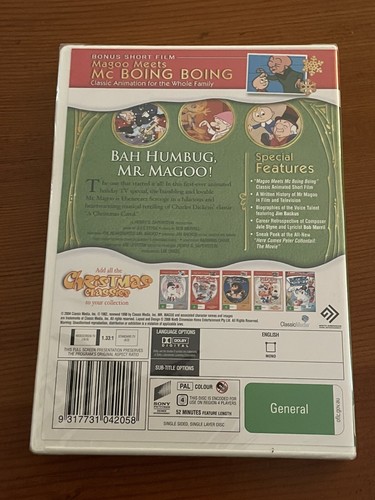 Mr Magoo's Christmas Carol (DVD) Brand New Sealed Region 4 - Picture 2 of 2