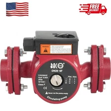 110V Flanges Hot Water Recirculating Pump, 3-Speed Switchable NTP 1" Circulation