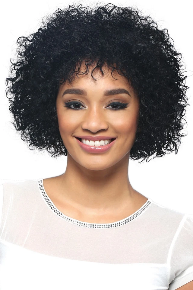 SPRING - VIVICA A FOX BRAZILIAN REMI 100% HUMAN HAIR FULL WIG TIGHT SPIRAL CURL - Image 2 of 4