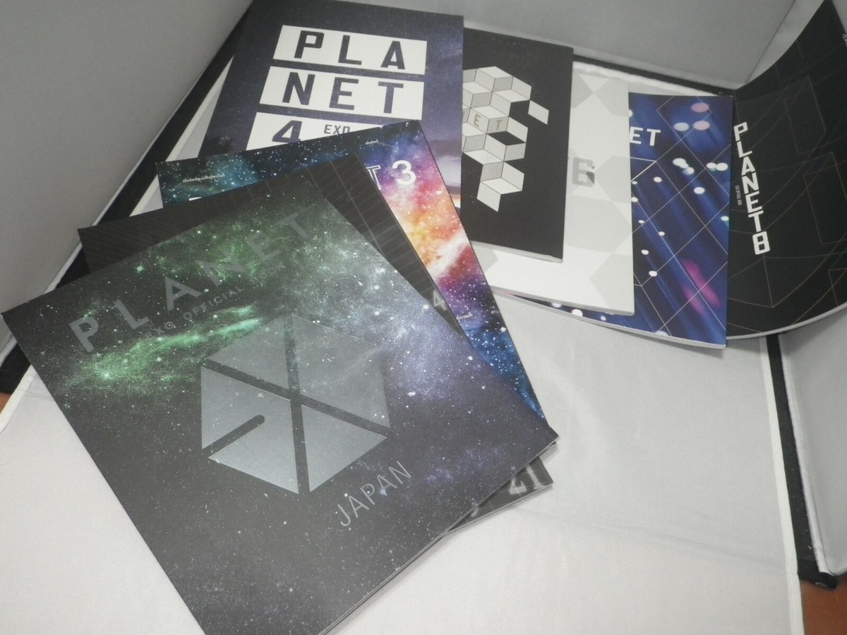 EXO 会報 オフィシャルブック EXO EXO-L JAPAN PLANET 1~8 EXO OFFICIAL BOOK Set From Japan