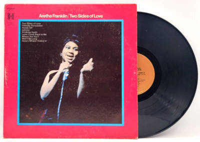 ARETHA FRANKLIN - TWO SIDES OF LOVE - SOUL LP RECORD HARMONY