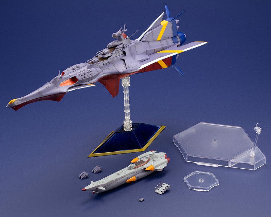 コトブキヤ V-Nautilus & Nautilus デラックスセット Kotobukiya 1/1000 N-Nautilus with Nautilus DX Set (Reissue