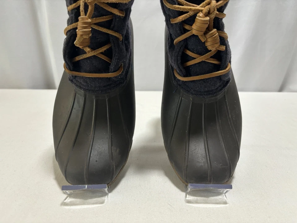 Botas Sperry Pato Agua Salada Talla 8 Acolchadas A Prueba de Agua Lluvia Nieve Invierno Azul Foto 2 de 4