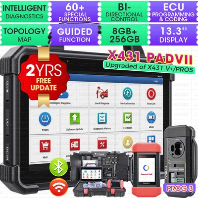 LAUNCH X431 PAD 7 X-PROG 3 Car Diagnostic Scanner Tool IMMO Key Programming TPMS