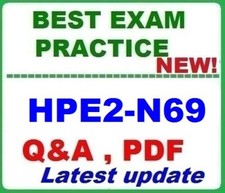 HPE2-N69 Using HPE AI and Machine Learning BEST EXAM Q A 2025 