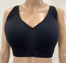 VICTORIA'S SECRET PINK SEAMLESS AIR STRAPPY SPORTS BRA Black XL