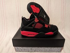 Nike Air Jordan 4 Retro AJ4 Red Thunder Black CT8527 016 Men's Shoe Size 10.5