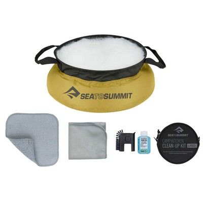 High Quality Kitchen Clean Up Kit 6pcs Camping Dinnerware Outdoor Travel Gear