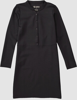 carve designs frisco dress $160 Carve Designs Women's Black Frisco Henley Collar A-Line Dress Size 2