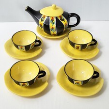 SERVICE A CAFE VINTAGE 1950 CERAMIQUE GABRIEL FOURMAINTRAUX VALLAURIS 50S 1950S