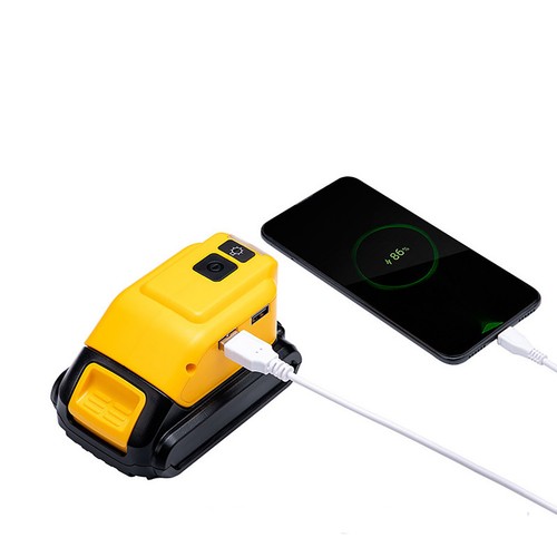 New DCB090 Battery Adapter For DEWALT 14.4V/20V MAX USB Power Source Charger - Picture 5 of 9