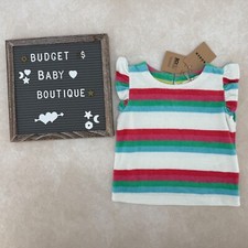NWT MINI BODEN Stripe Terry Top Shirt Size 3-4Y 3T 4T