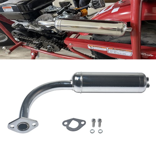 Mini Bike Exhaust Pipe Header &Muffler for Predator 212cc GX200 Coleman
