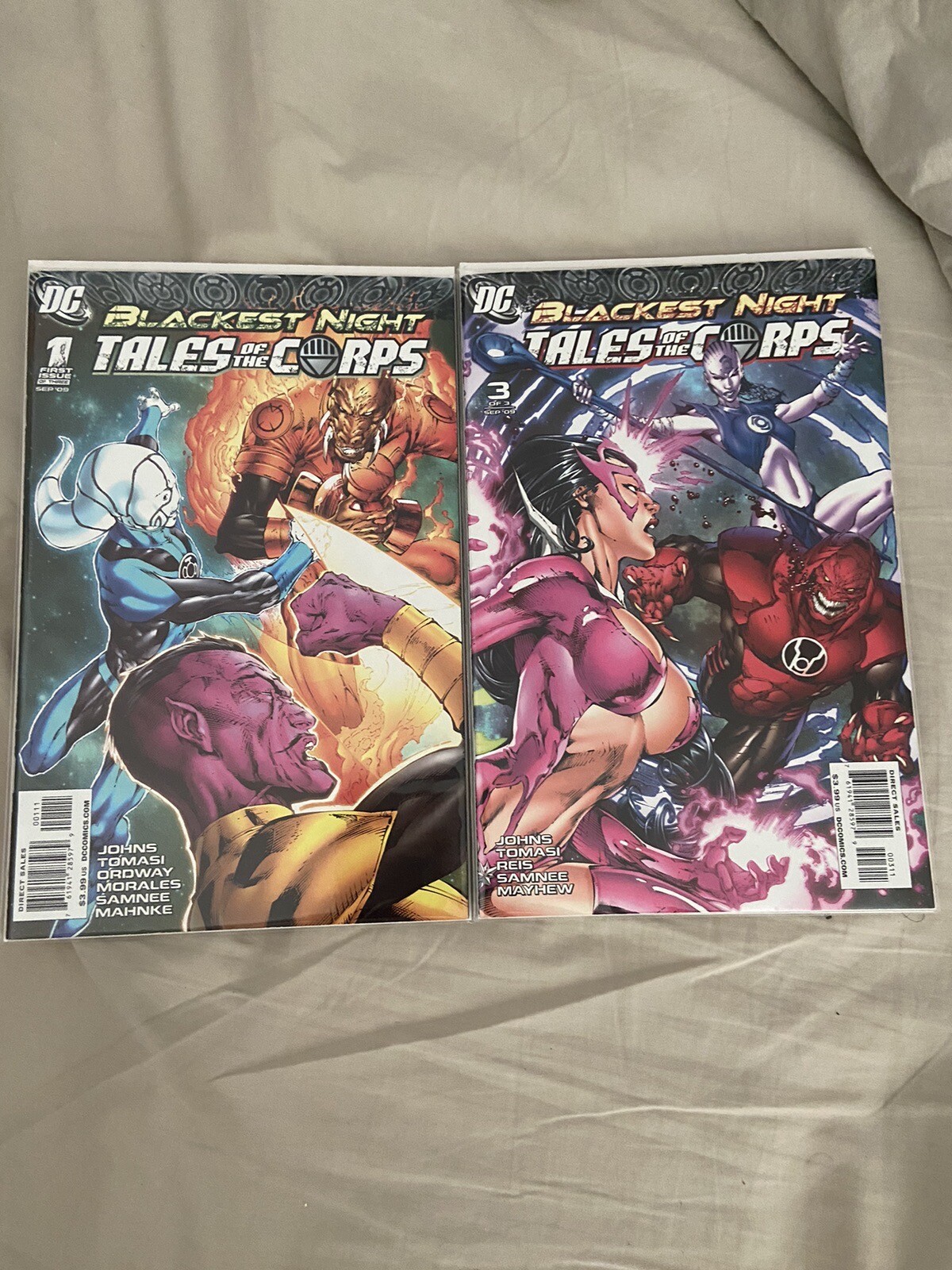 Blackest Night: Tales Of The Corps #1-3 Complete Set (2009) DC Comics ...