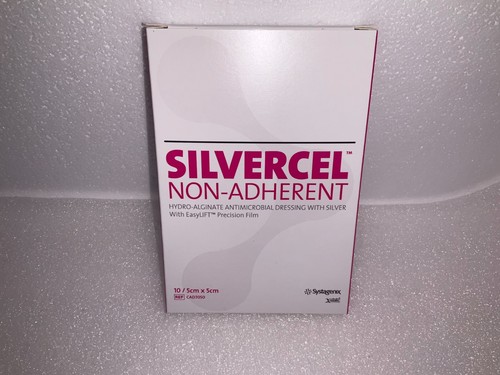 SILVERCEL Hydro-Alginate non Adhérent Pansements ( Boîte De 10) 5cm X 5cm -
