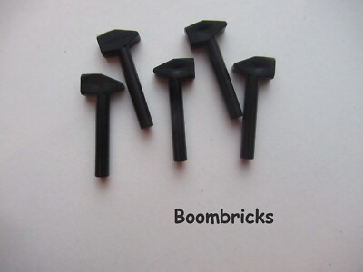 Lego 5 Stück Hammer Schwarz Nr. 4522