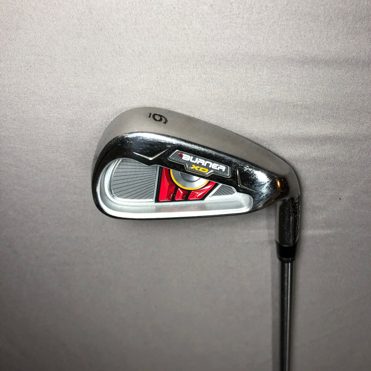 Taylor Made Burner XD Single 6 Iron Stiff Flex REAX Taylor Made Burner XD Single 6 Iron Stiff Flex REAX
