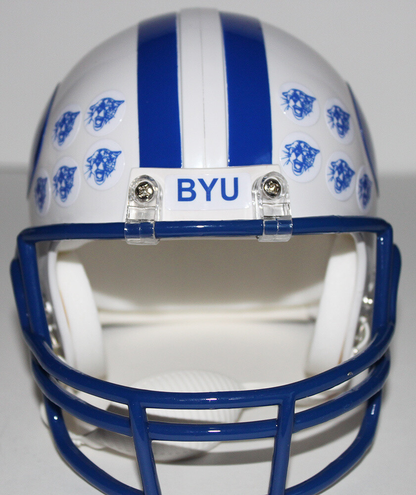 byu football helmet kid pooping Cougars Riddell SpeedFlex a shelf BYU Football Unveils New Helmet