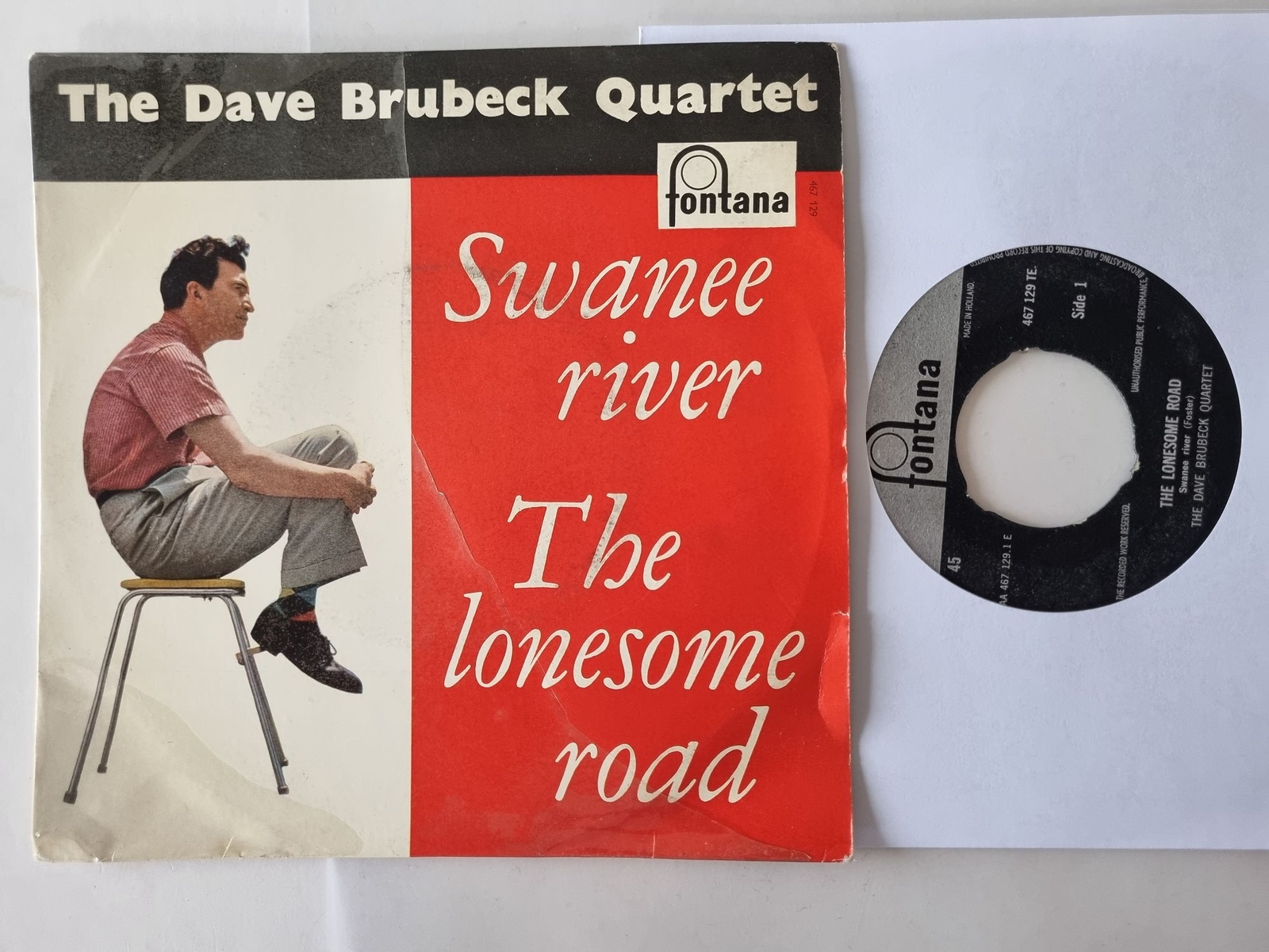 The Dave Brubeck Quartet - Swanee River 7'' Vinyl Holland
