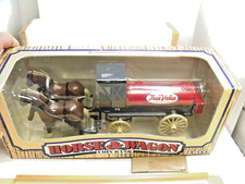 ERTL REPLICA 7624 HORSE WAGON BANK, TRUE VALUE 9, NEW COND, W/BOX