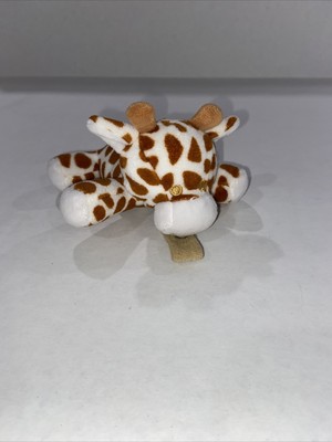 Le Be Be Favorite Giraffe Plush Pacifier Holder Baby Stuffed Animal