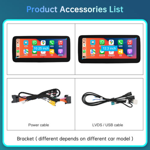 12.3' Wireless CarPlay Touch Screen Stereo NTG5.0 For Benz C W205 X253 V W447 RT - Bild 14 von 15