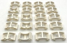 Lego 20 New White Windows 3 x 3 x 2 Round Corner Pieces