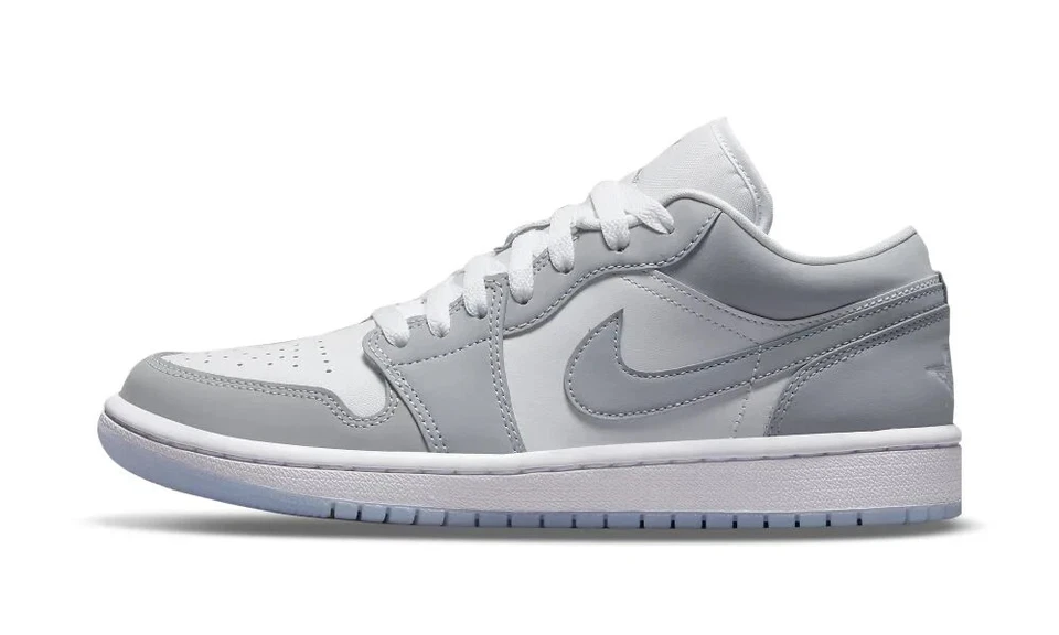 Nike Air Jordan 1 Low Wolf Gris DC0774-105 Mujer Nuevo Foto 2 de 4