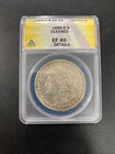 1886 O MORGAN DOLLAR ANACS XF-40 DETAILS - BETTER DATE SILVER DOLLAR - SLAB - $1
